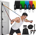 Adjustable Resistance Exercise Bands Set (5 Levels)