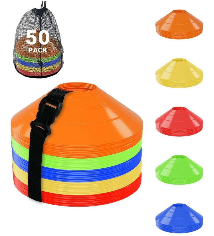 Training Cones (Set of 50, 9")